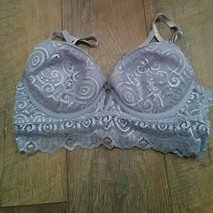 Sexy lavender lace bralette